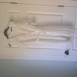 Womens new Melanie size 16 white wrap dress